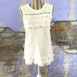 JCrew sleeveless sweater.